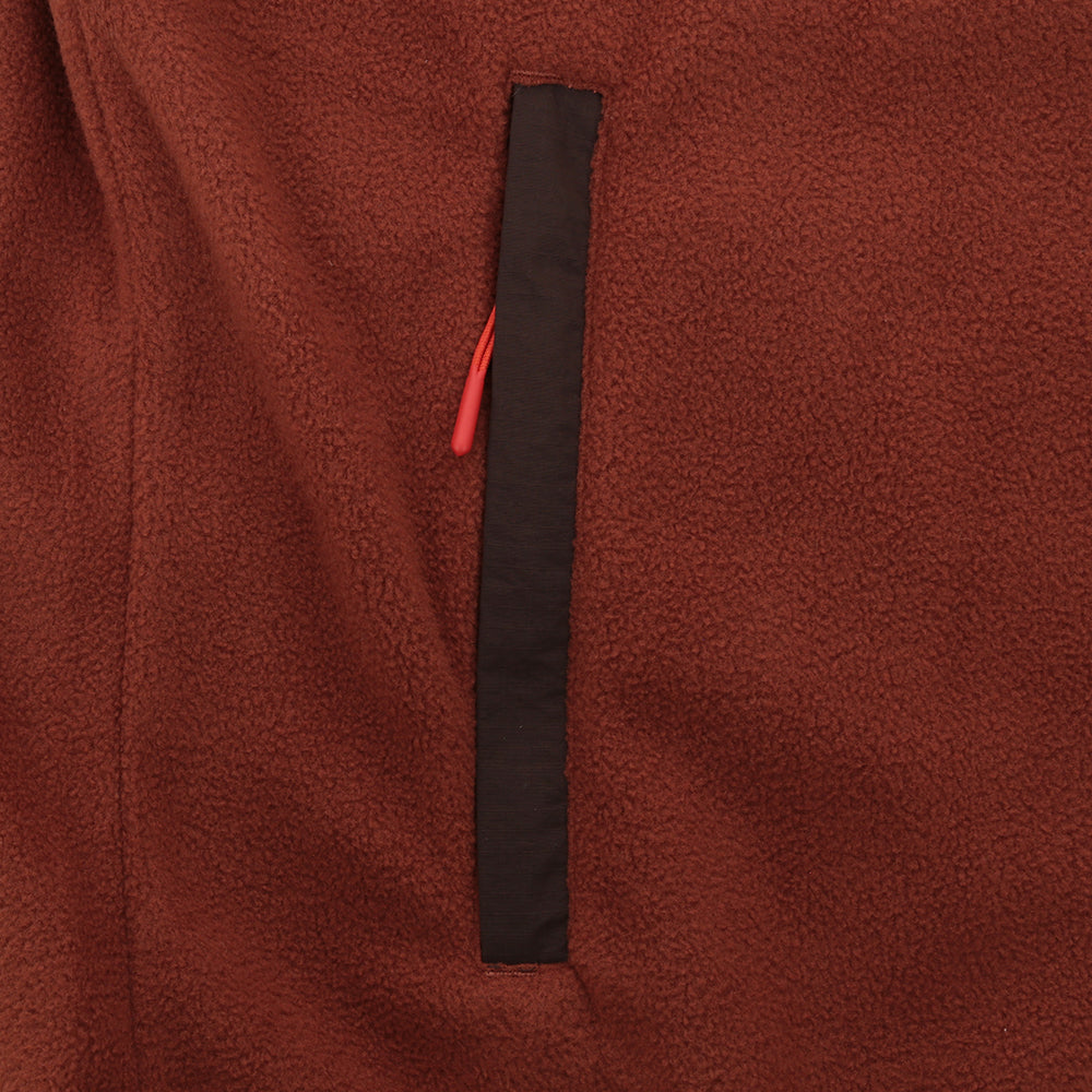 Mens Hurston Full Zip Fleece (Cordovan/Sequoia)