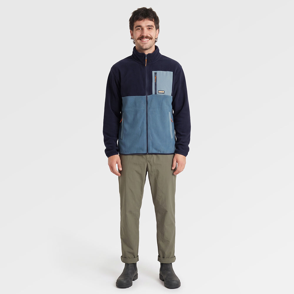 Mens Hurston Full Zip Fleece (Maritime Blue/Blue Fusion) ✦AI