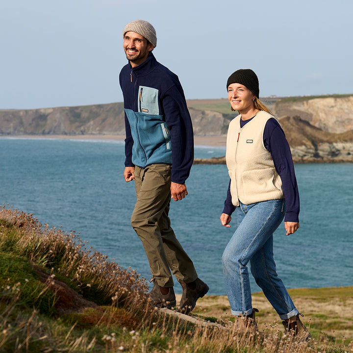 Mens Hurston Full Zip Fleece (Maritime Blue/Blue Fusion) §M;191cm