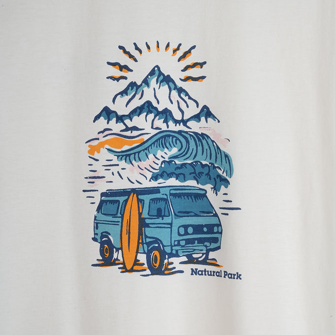 Mens Van Life Galatea Relaxed Tee (Antique White)