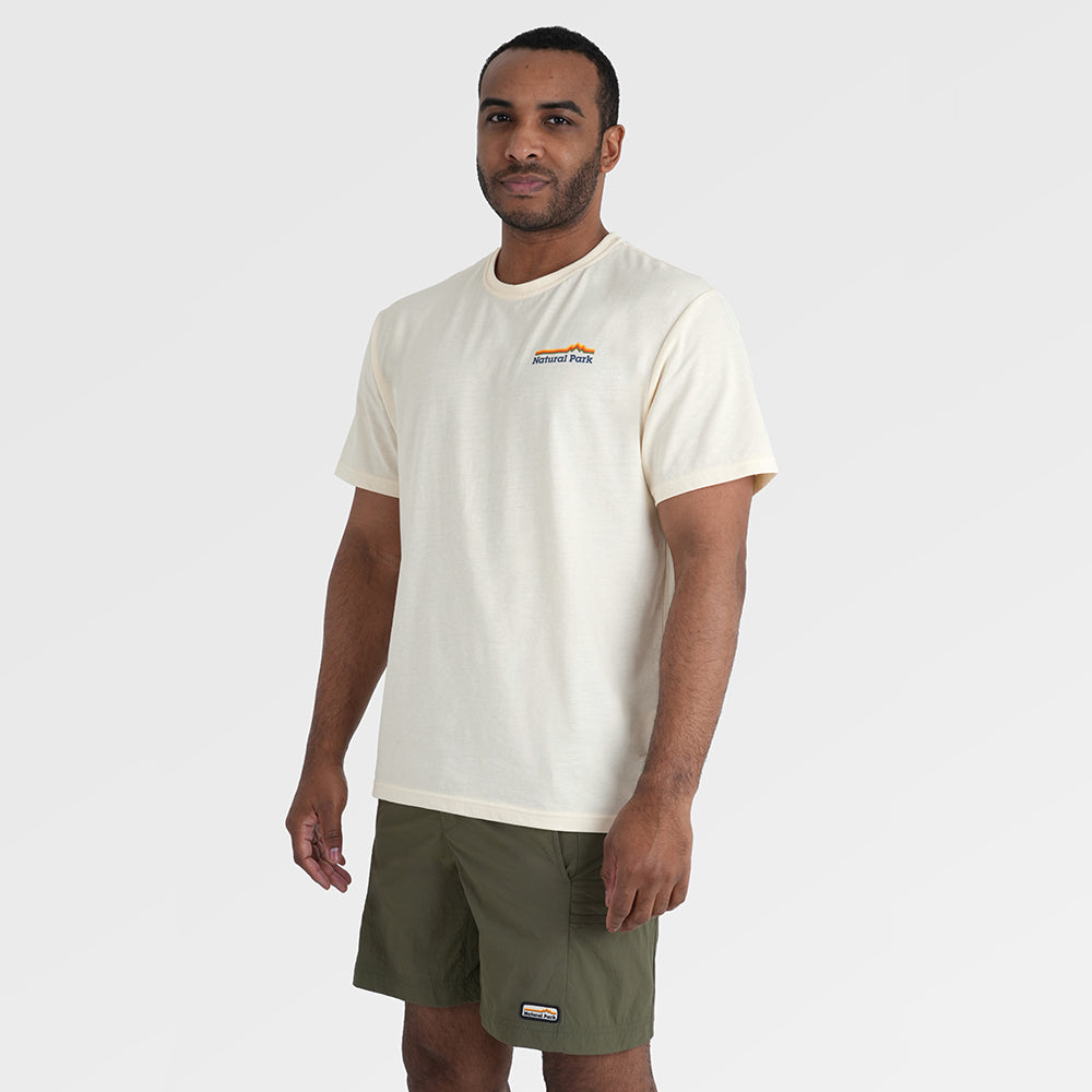 Mens Van Life Galatea Relaxed Tee (Antique White) §M;183cm