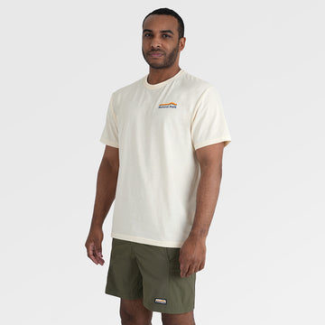 Mens Van Life Galatea Relaxed Tee (Antique White) §M;183cm