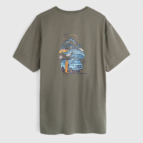 Mens Van Life Galatea Relaxed Tee (Kalamata) #contain