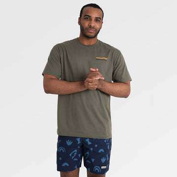 Mens Van Life Galatea Relaxed Tee (Kalamata) §M;183cm