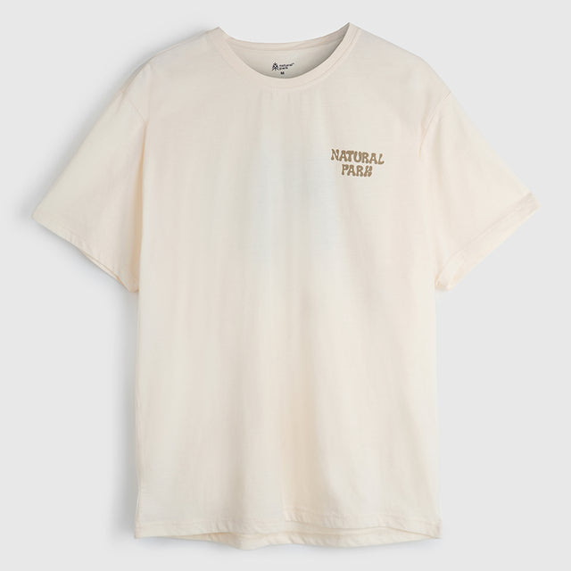 Mens Wild Camp Galatea Relaxed Tee (Antique White) #contain