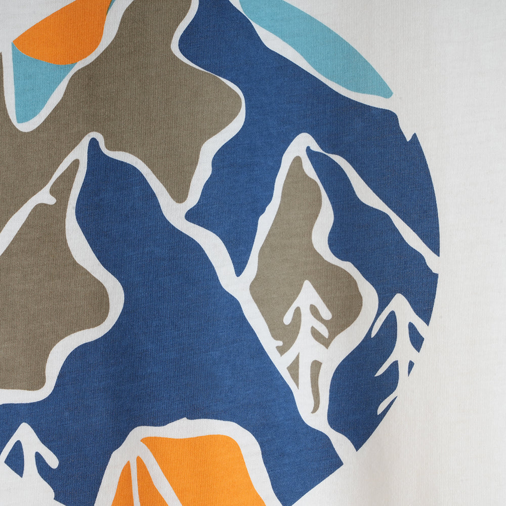 Mens Wild Camp Galatea Relaxed Tee (Antique White)