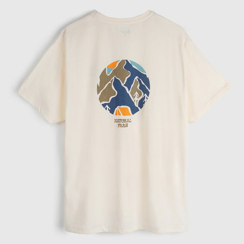 Mens Wild Camp Galatea Relaxed Tee (Antique White) #contain