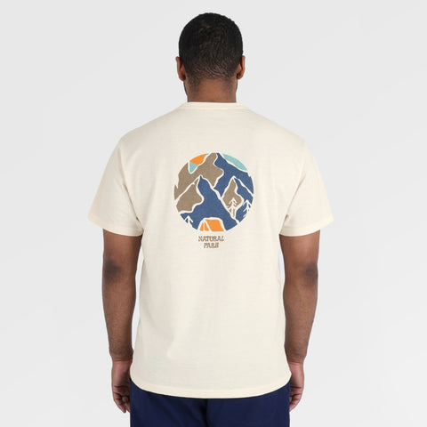 Mens Wild Camp Galatea Relaxed Tee (Antique White) §M;183cm