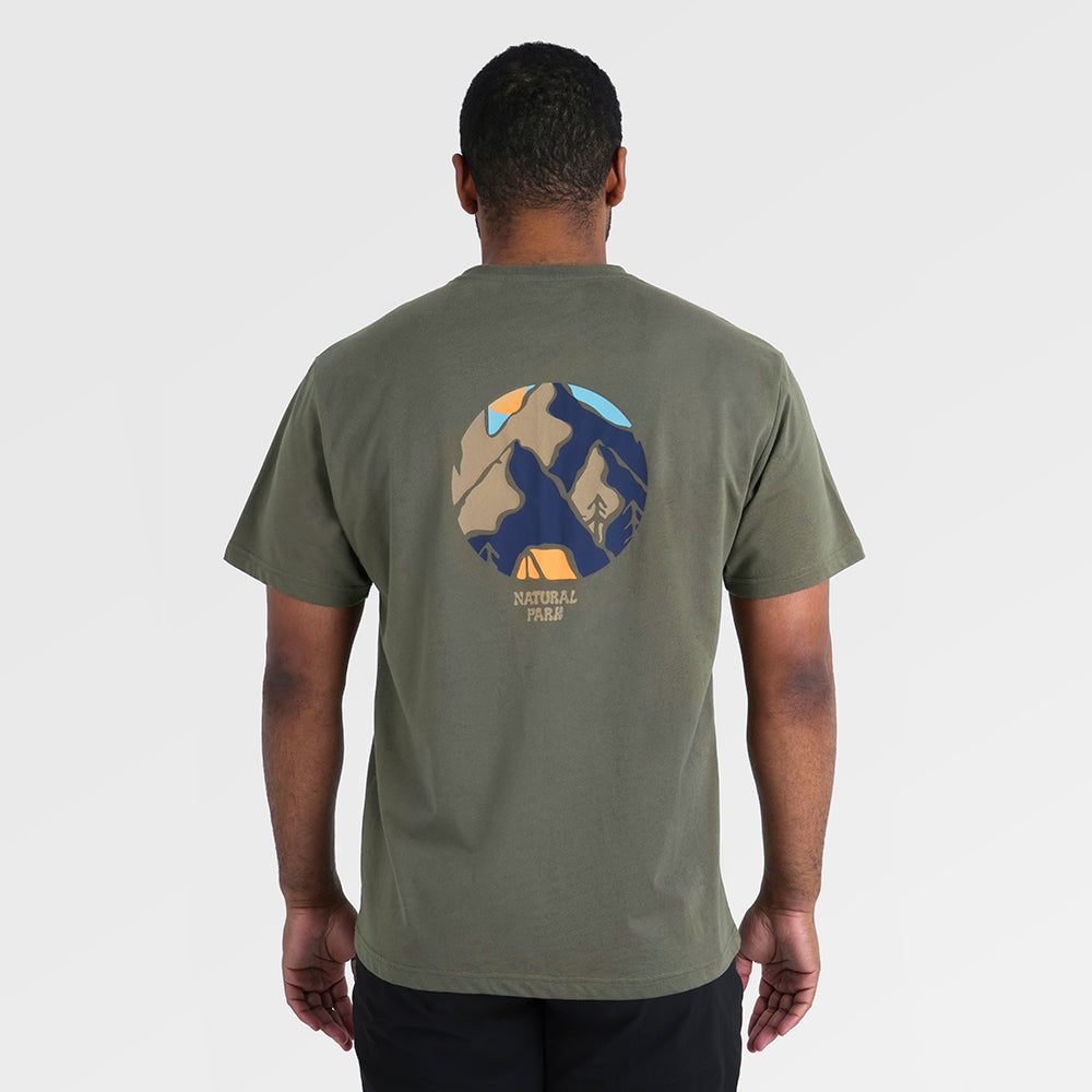Mens Wild Camp Galatea Relaxed Tee (Kalamata) §M;183cm