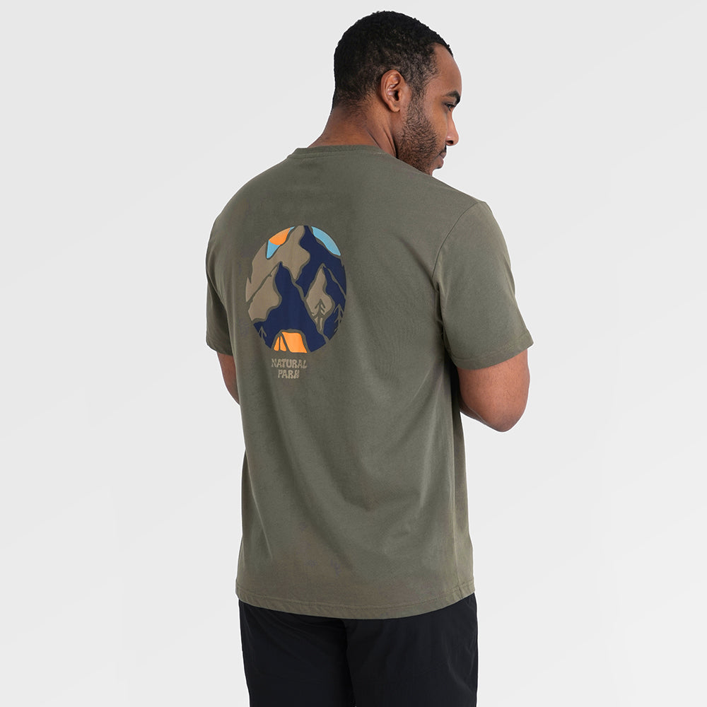 Mens Wild Camp Galatea Relaxed Tee (Kalamata) §M;183cm