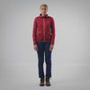 Womens Alsek Fleece Jacket (Cabernet)