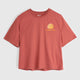 Womens Adventure Galatea Relaxed Tee (Etruscan Red) #contain