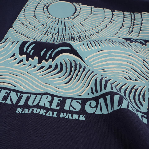 Womens Adventure Galatea Relaxed Tee (Maritime Blue)