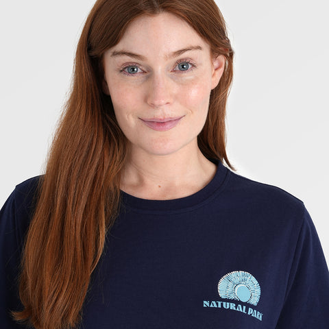 Womens Adventure Galatea Relaxed Tee (Maritime Blue) §S;173cm