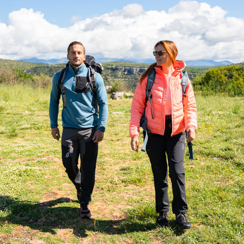 Womens Albert Hiking Trousers (All Black) @75