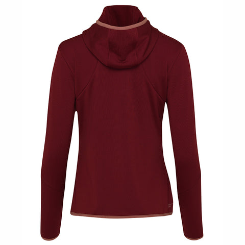 Womens Alsek Fleece Jacket (Cabernet) #contain