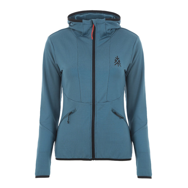 Womens Alsek Fleece Jacket (Aegan Blue) #contain
