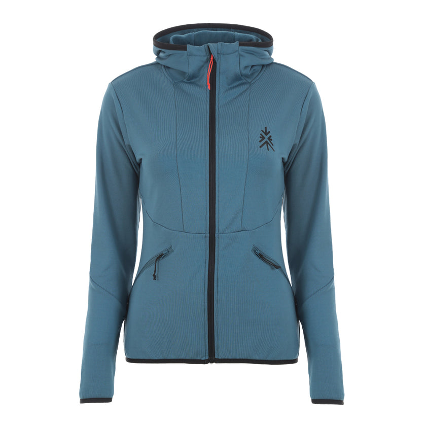 Womens Alsek Fleece Jacket (Aegan Blue) #contain