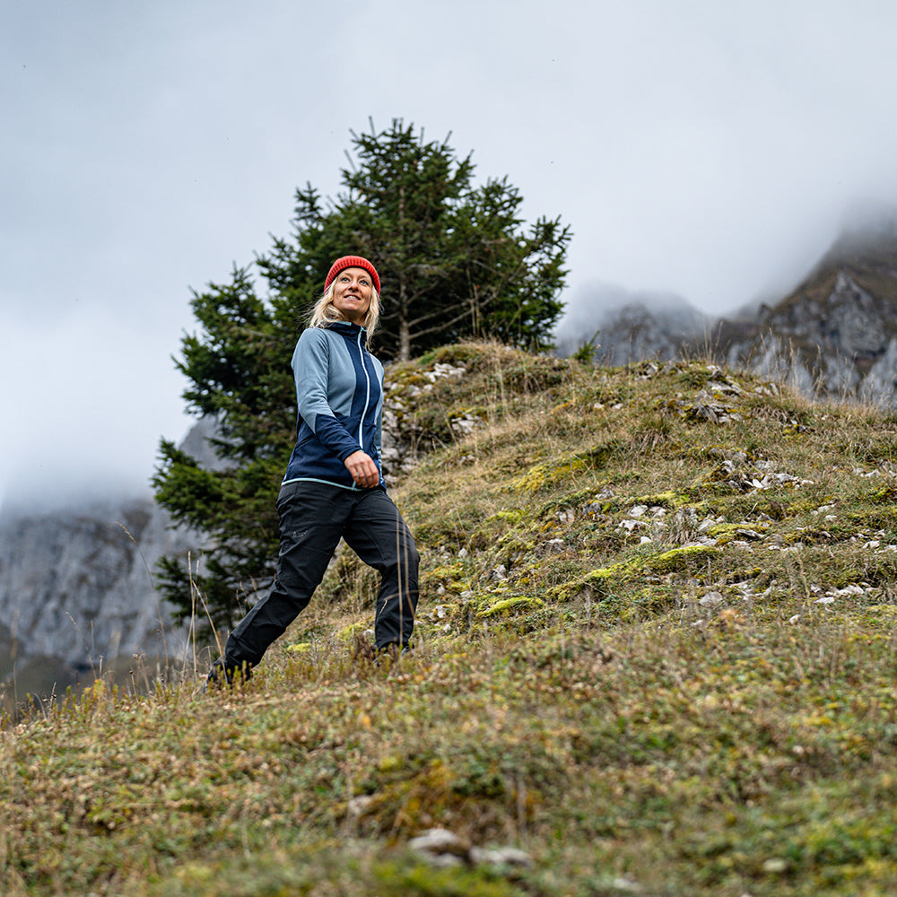Womens Alsek Fleece Jacket (Maritime Blue) @25