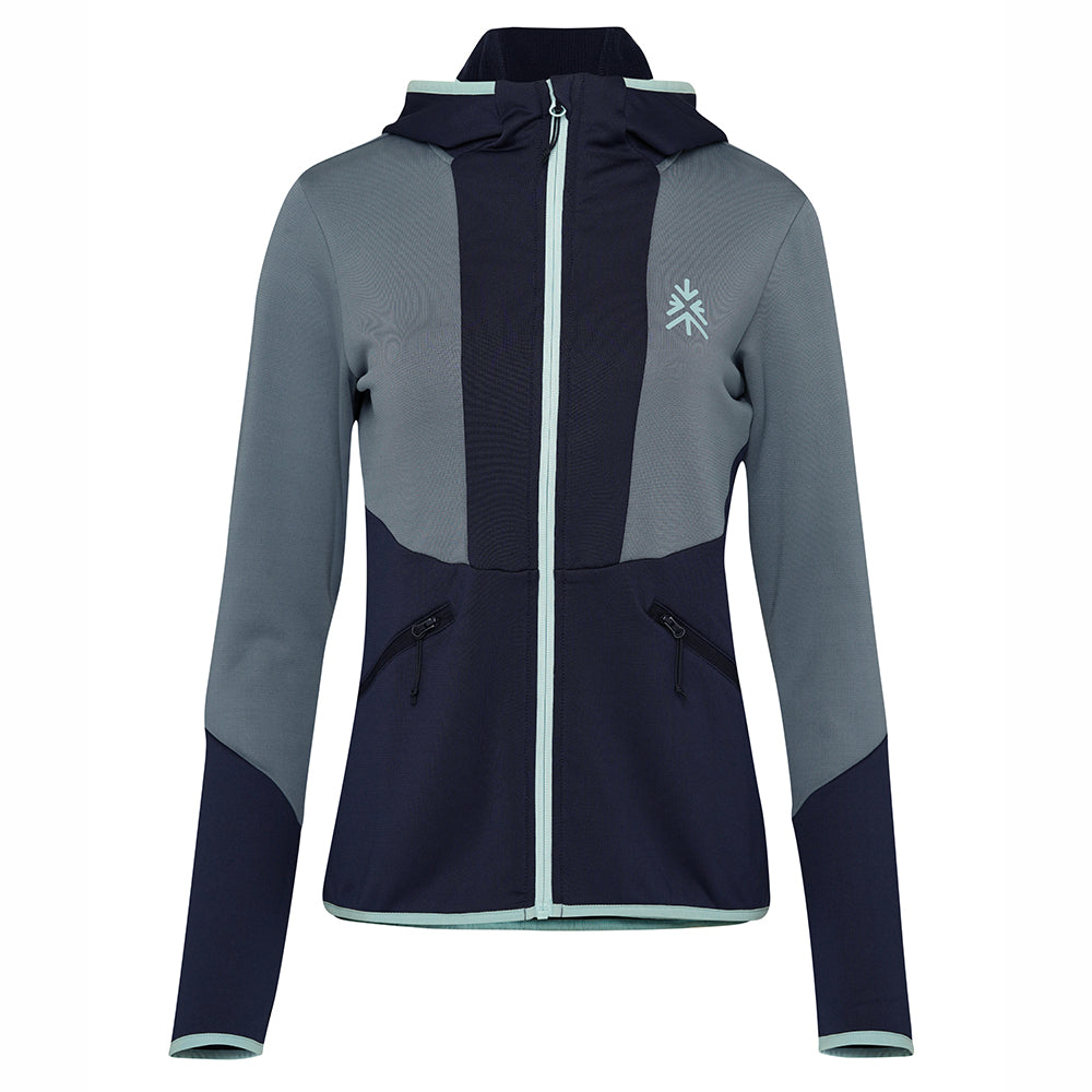 Womens Alsek Fleece Jacket (Maritime Blue) #contain
