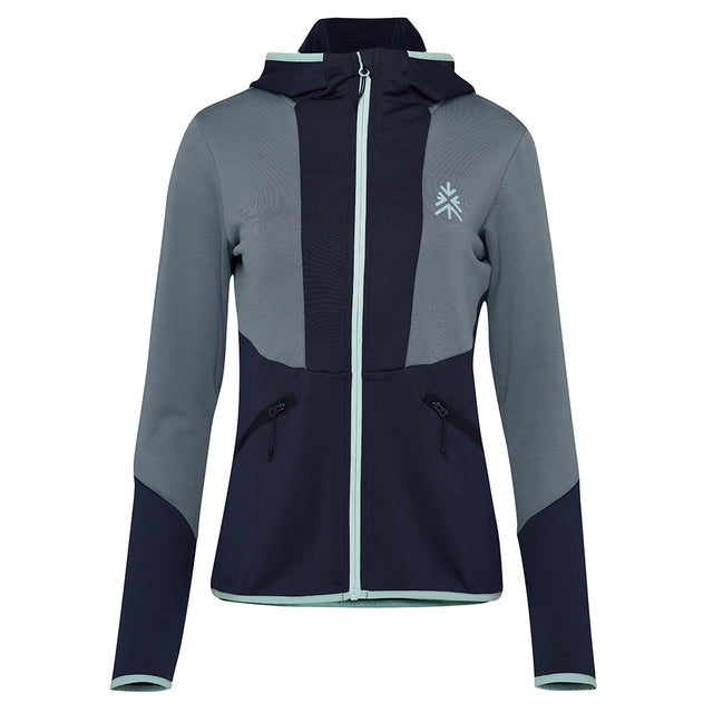 Womens Alsek Fleece Jacket (Maritime Blue) #contain