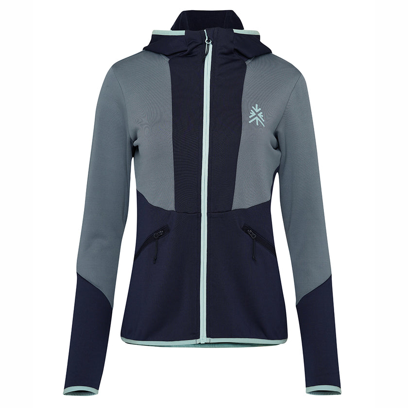 Womens Alsek Fleece Jacket (Maritime Blue) #contain