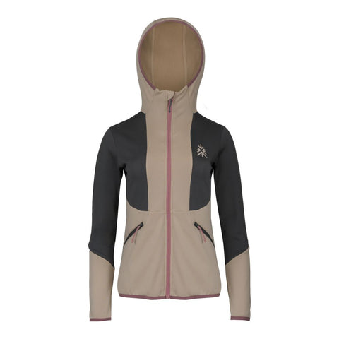 Womens Alsek Fleece Jacket (Smoke Gray/Dark Shadow) #contain