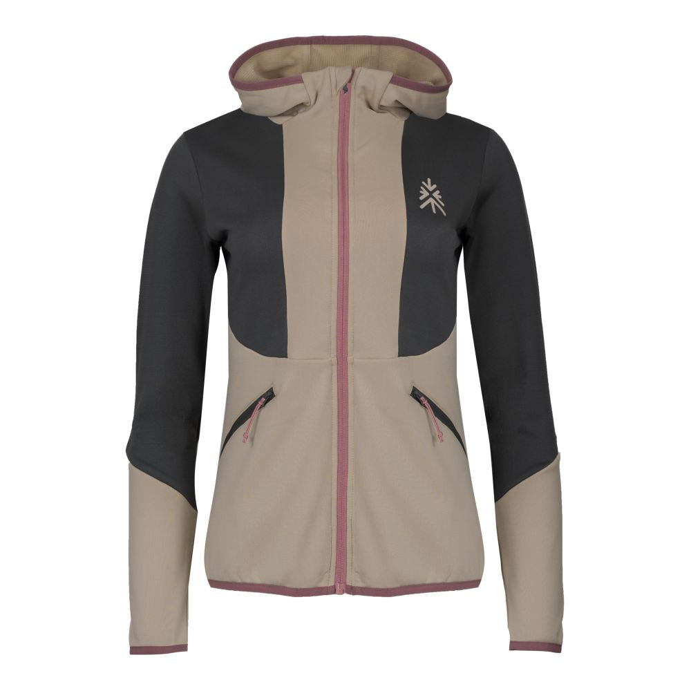 Womens Alsek Fleece Jacket (Smoke Gray/Dark Shadow) #contain