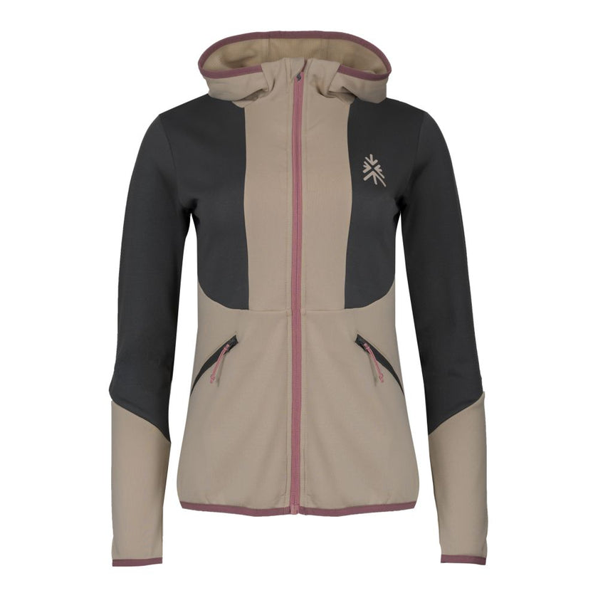 Womens Alsek Fleece Jacket (Smoke Gray/Dark Shadow) #contain
