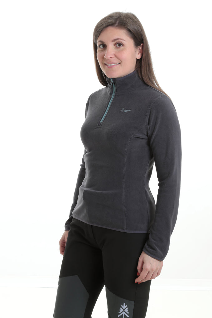 Womens Andes Fleece Pullover (Anthracite) #contain