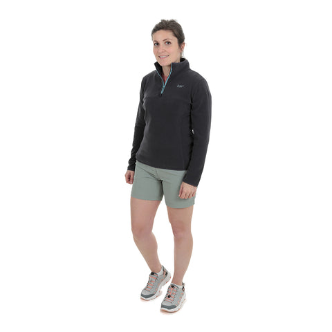 Womens Andes Fleece Pullover (Anthracite) #contain