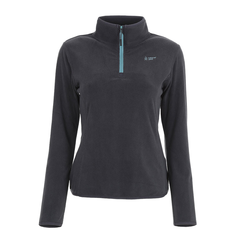 Womens Andes Fleece Pullover (Anthracite) #contain