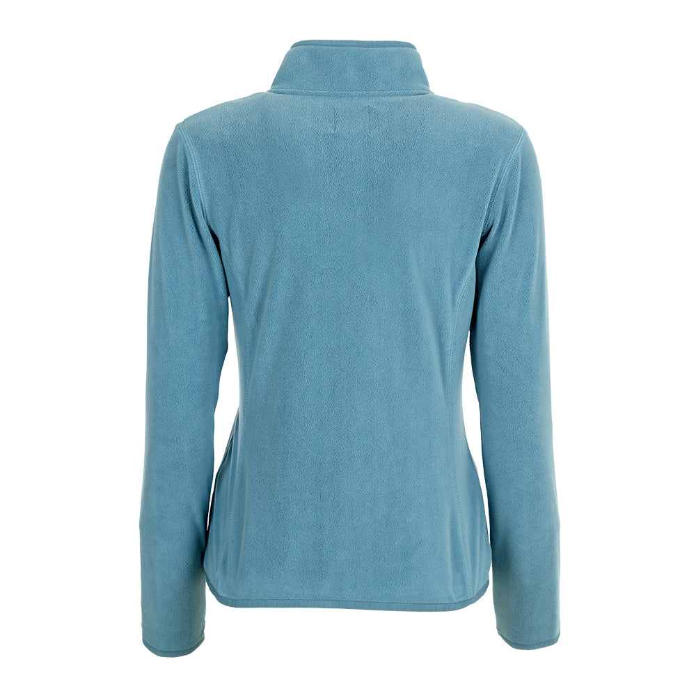 Womens Andes Fleece Pullover (Blue Petrol) #contain