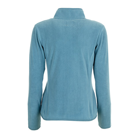 Womens Andes Fleece Pullover (Blue Petrol) #contain
