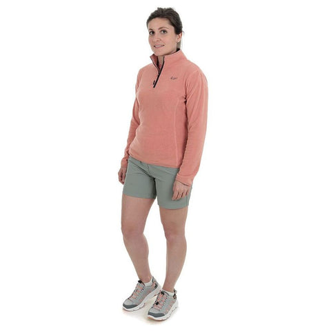 Womens Andes Fleece Pullover (Terracota) #contain