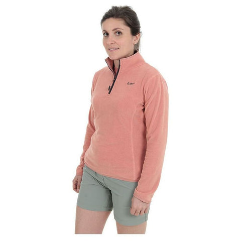 Womens Andes Fleece Pullover (Terracota) #contain