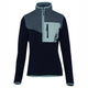 Womens Anguilla Half Zip Knitted Fleece Pullover (Maritime Blue) #contain
