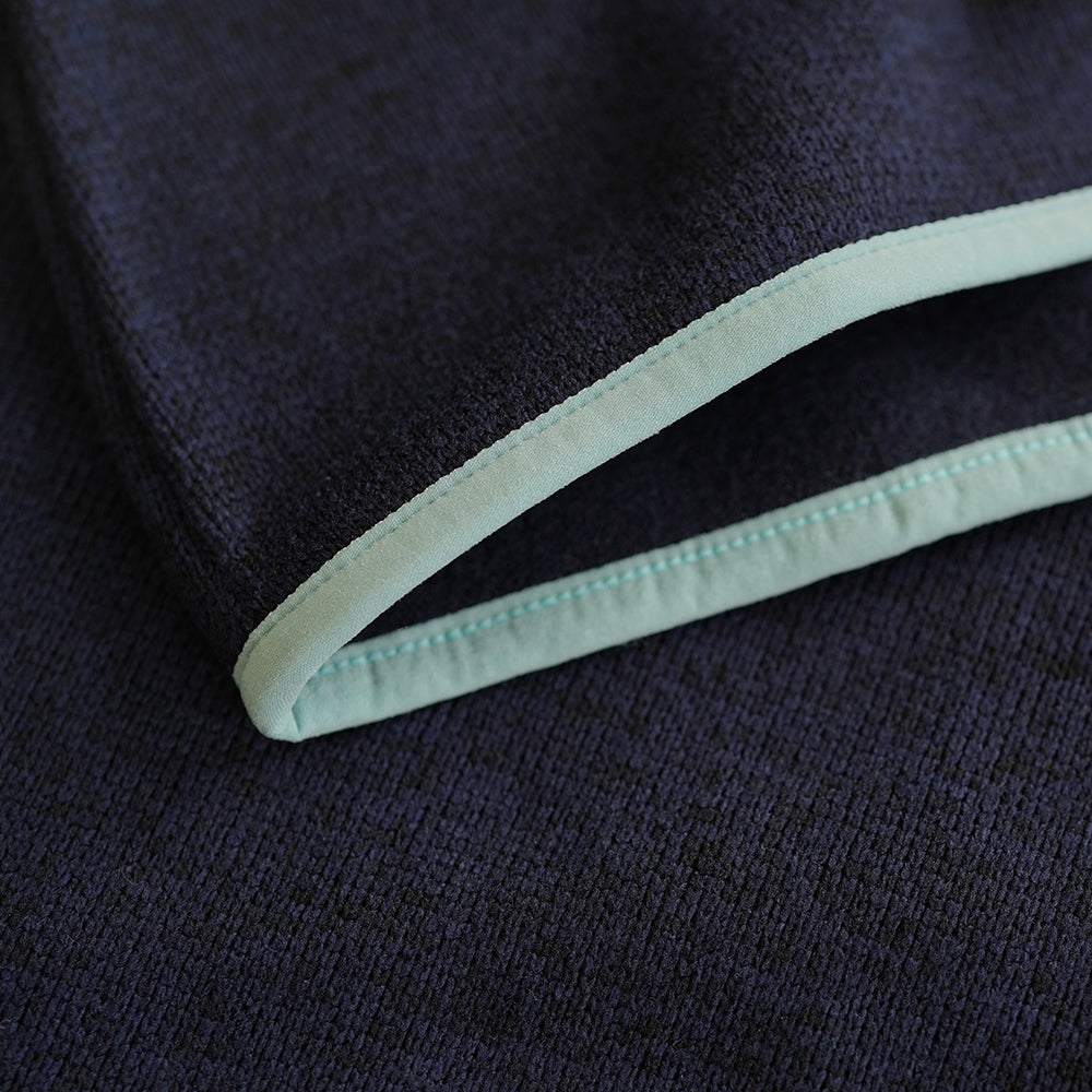 Womens Anguilla Half Zip Knitted Fleece Pullover (Maritime Blue)