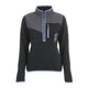 Womens Anguilla Half Zip Knitted Fleece Pullover (Black) #contain