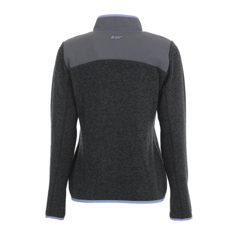 Womens Anguilla Half Zip Knitted Fleece Pullover (Black) #contain