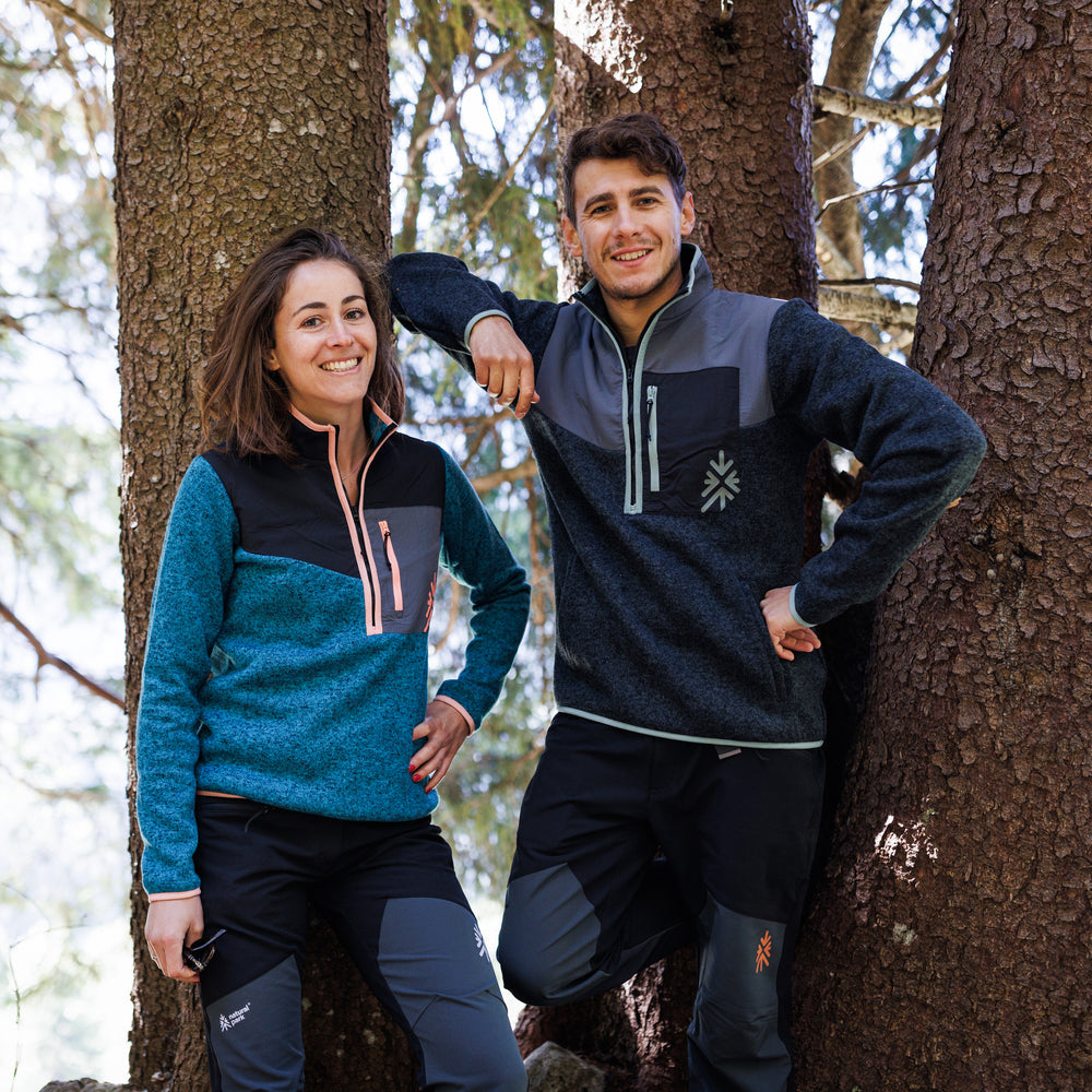 Womens Anguilla Half Zip Knitted Fleece Pullover (Pagoda Blue) @0