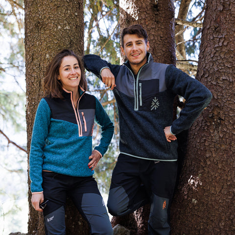 Womens Anguilla Half Zip Knitted Fleece Pullover (Pagoda Blue) @0