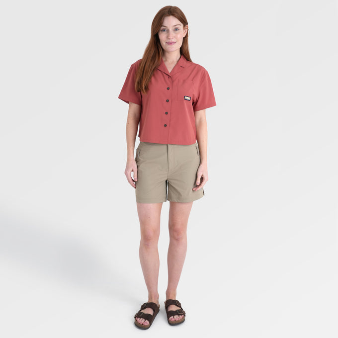 Womens Cervin Shorts (Coriander) ‡S;173cm