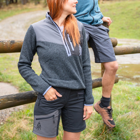 Womens Chamechaude Shorts (Black/Dark Shadow) @25