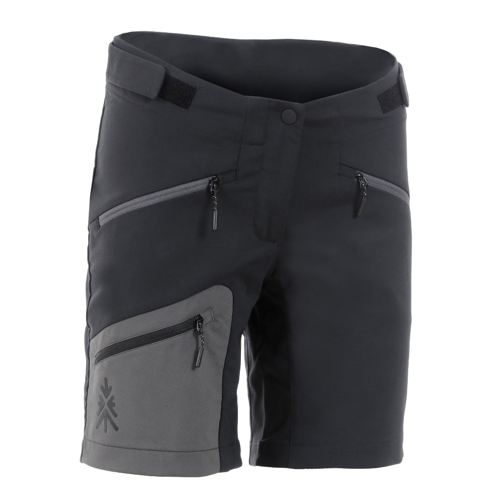 Womens Chamechaude Shorts (Black/Dark Shadow) #contain