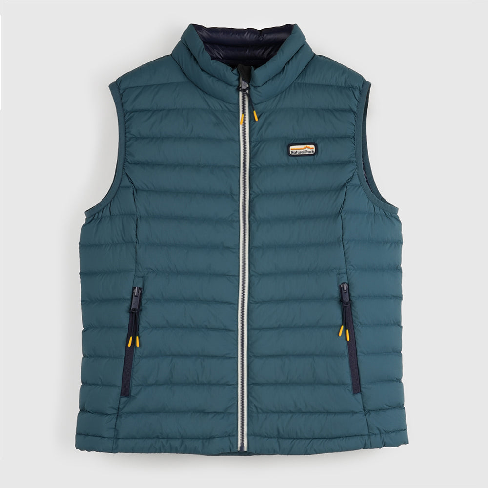 Womens Feathertop Down Gilet (Atlantic Deep) #contain