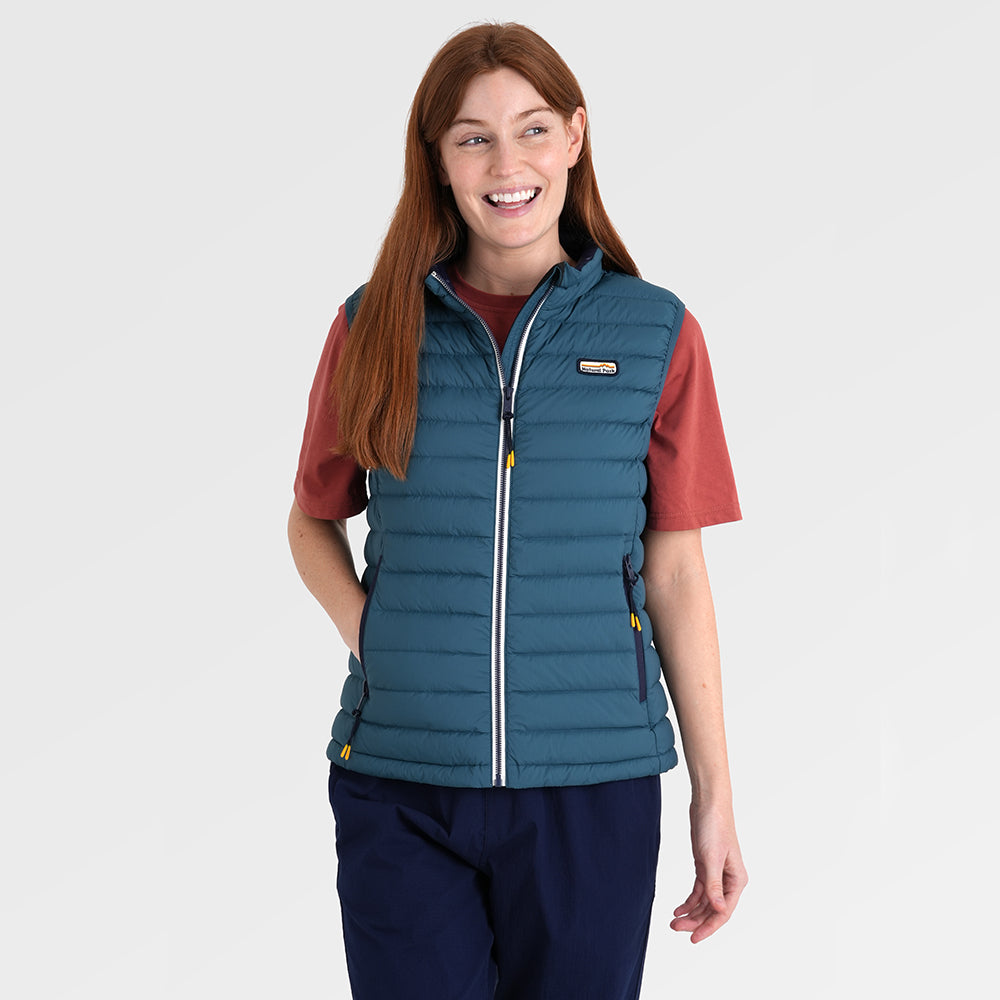 Womens Feathertop Down Gilet (Atlantic Deep) ‡S;173cm