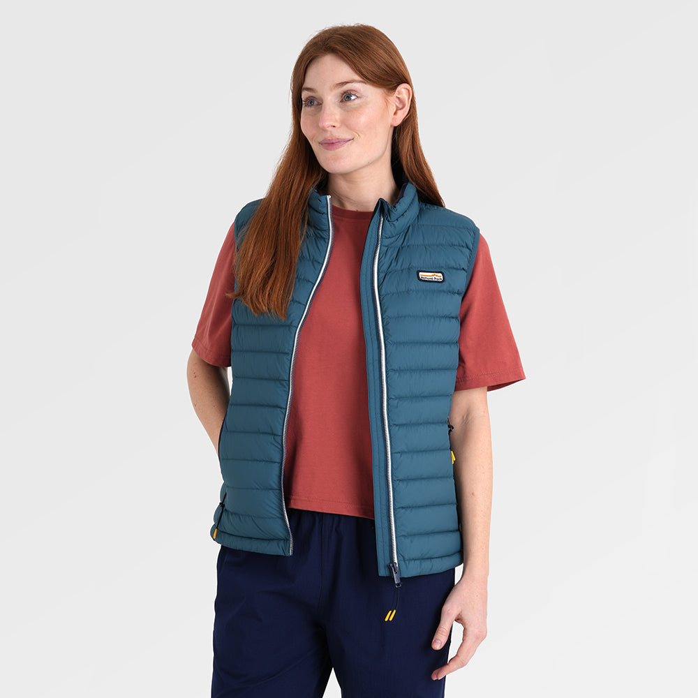 Womens Feathertop Down Gilet (Atlantic Deep) ‡S;173cm
