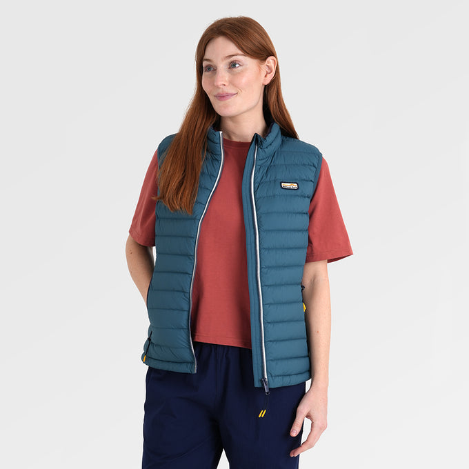 Womens Feathertop Down Gilet (Atlantic Deep) ‡S;173cm