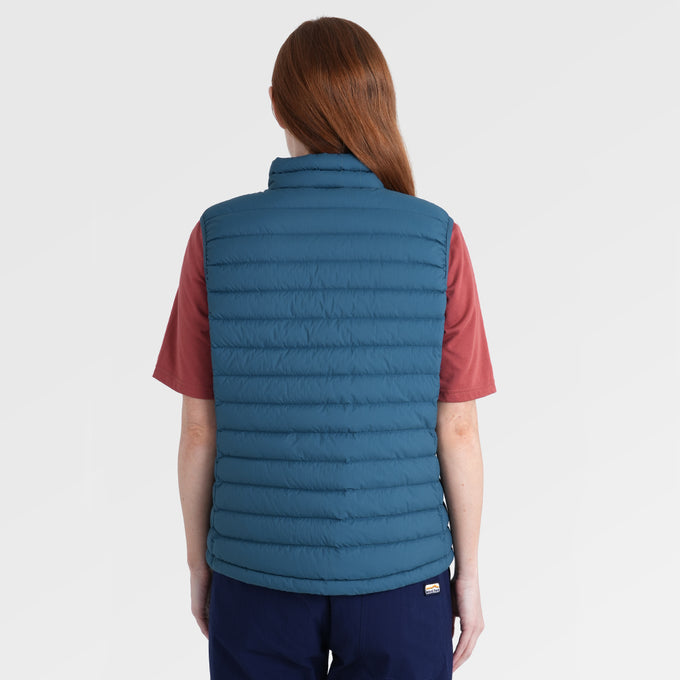 Womens Feathertop Down Gilet (Atlantic Deep) ‡S;173cm